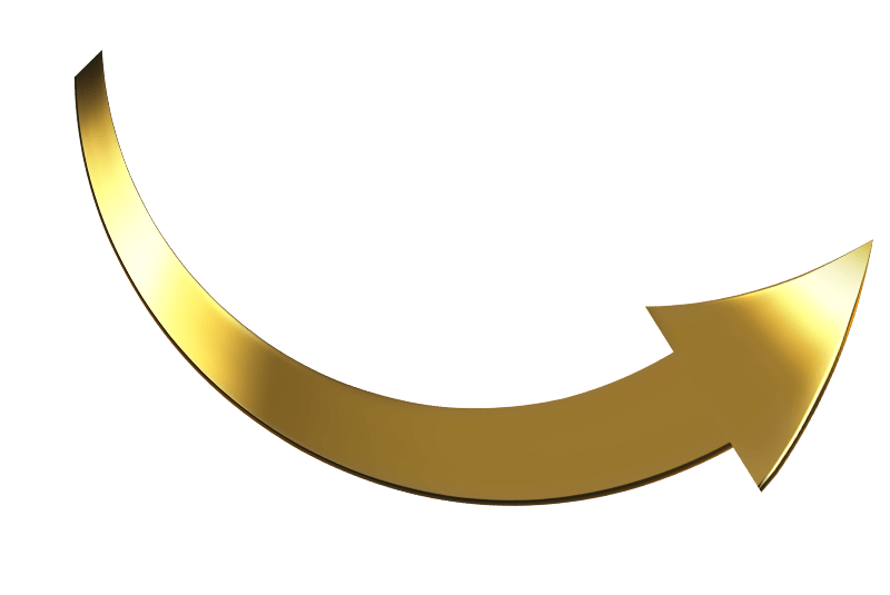 gold shiny arrow